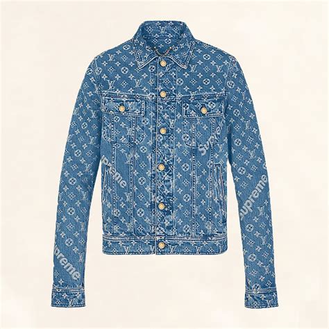 denim supreme louis vuitton jacket|Louis Vuitton x Supreme Collection And Prices .